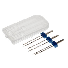 3pcs Double Twin Needles Pins Sewing Machine Accessories with Plastic
