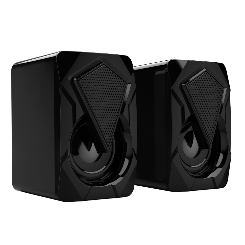 Computer Speakers 2* 3W Gaming Pc Loud Speaker Rgb With Enhanced Stere Light 6901423141766