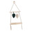 Macrame Hanging Shelf Photos Display Shelving Wood Floating Storage Ra 3