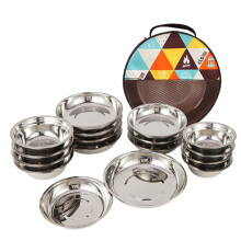 Camping Cookware Kit Portable Cooking Equipment Plate Bowl Outdoor Pic