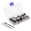 40 Sets Metal Snap Buttons Press Stud Popper Fasteners Kit with Fixing 1