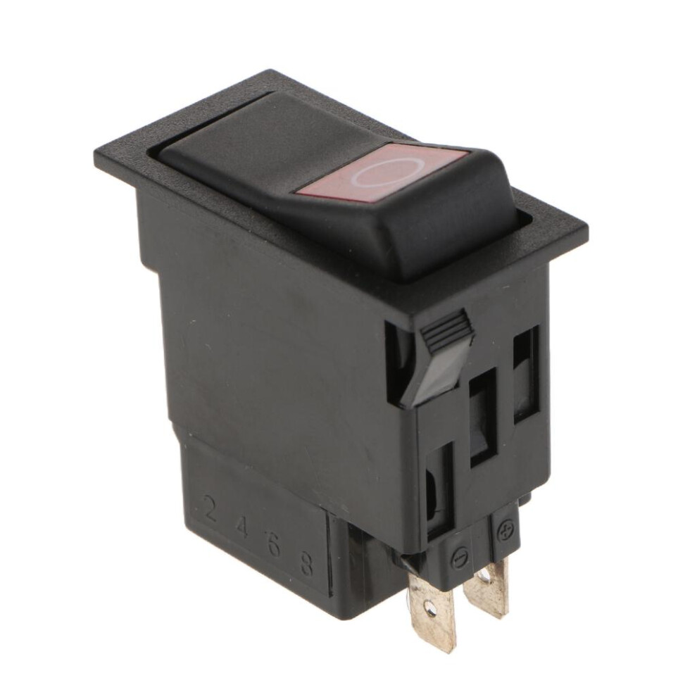 Auto Car Truck Boat Round Rocker 2-Pins On/Off Toggle Spst Switch Blac 6901423145689