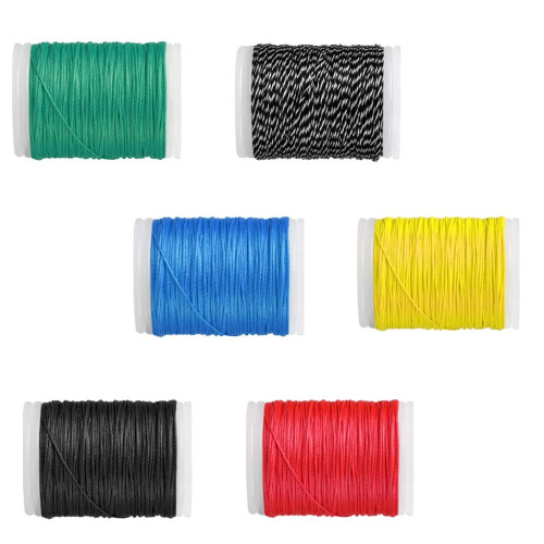 6 Pieces 110m 0.4mm Archery Bow String Serving Material Bowstring Prot 2