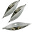 3Pcs Silver Metal Tatting Shuttle Weaving Tool For LaceMaking Handmade 2