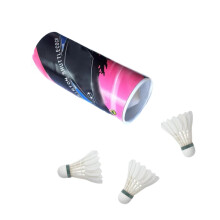 3x Badminton Shuttlecocks White for Recreational Game Play Sports Acti