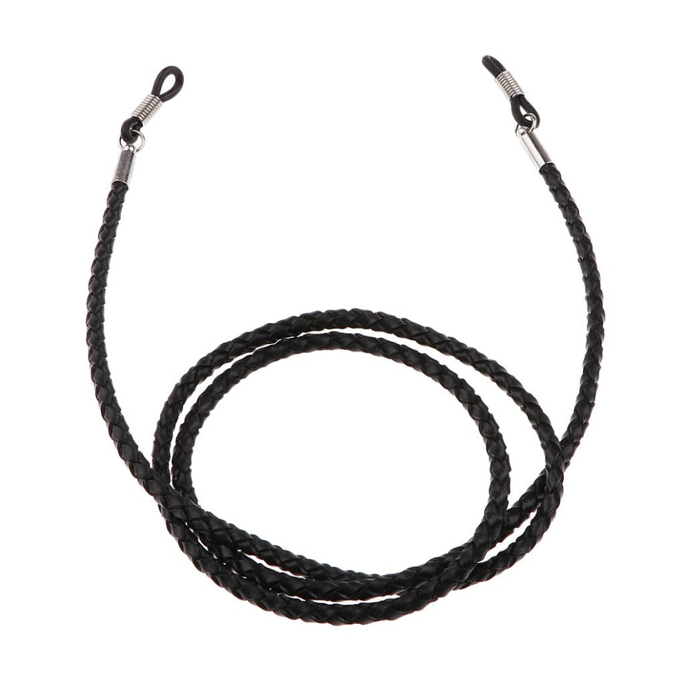 PU Leather Sports Eyeglass Glasses Chain Sunglasses Holder Neck Cord S