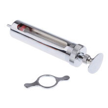 30ml Adjustable Veterinary Syringe Reusable Livestock Supplies Equipme
