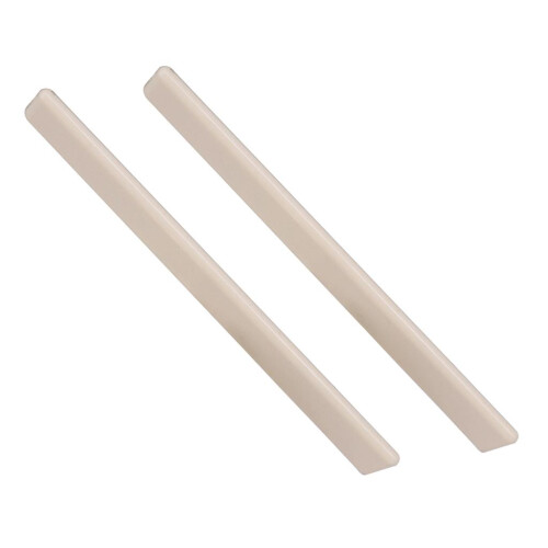 2 Pcs Plastic Classical Guitar Bridge Nut Replacement Parts 84x2.5x7.8