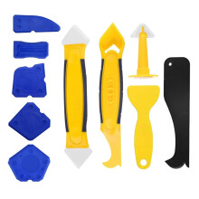 Silicone Sealant Spreader Finishing Tool Kit Caulk Remover Nozzle 10pc