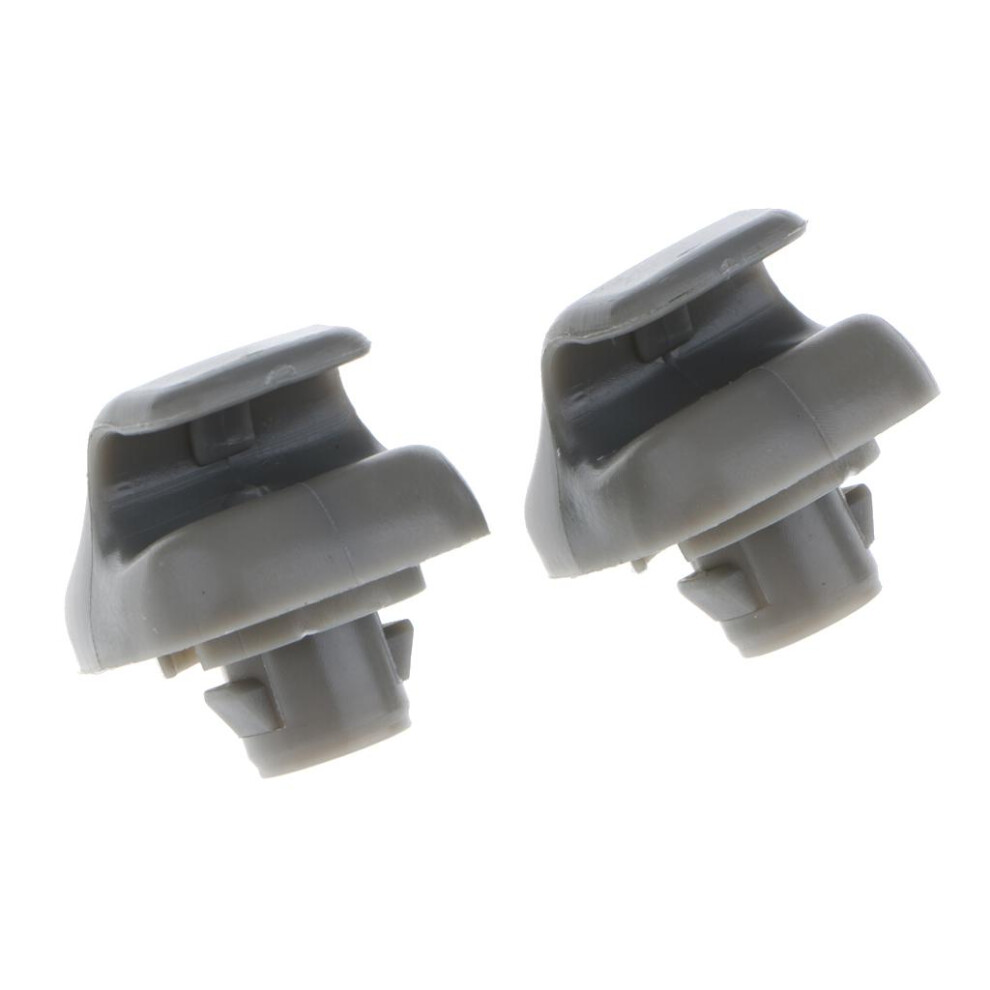 2Pcs Inner Sun Visor Hook Clips For Honda Accord Civic Crv 1998-2 Gray 6901423158160