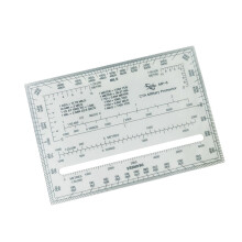 Square Protractor Ruler Map Protractor for Engineering Architecture Ma