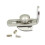 Plated Brass Thumb Rest with Screws for Clarinet Woodwind Replacement 2