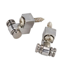 Set of 2 Chrome Roller String Retainer Trees for Guitar Parts
