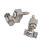 Set of 2 Chrome Roller String Retainer Trees for Guitar Parts 1