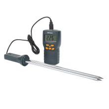 Digital Grain Rice Corn Moisture Temperature Meter Tester with LCD Di