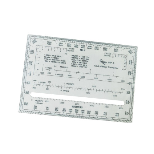Square Protractor Ruler Map Protractor for Engineering Architecture Ma 1