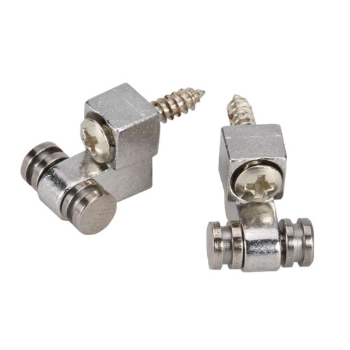 Set of 2 Chrome Roller String Retainer Trees for Guitar Parts 1