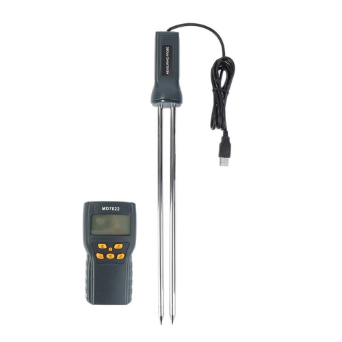 Digital Grain  Rice Corn Moisture Temperature Meter Tester with LCD Di 2
