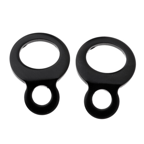 1Pair Tie Down Strap Rings Point Securing Set for Motorcycles Dirt Bik 1