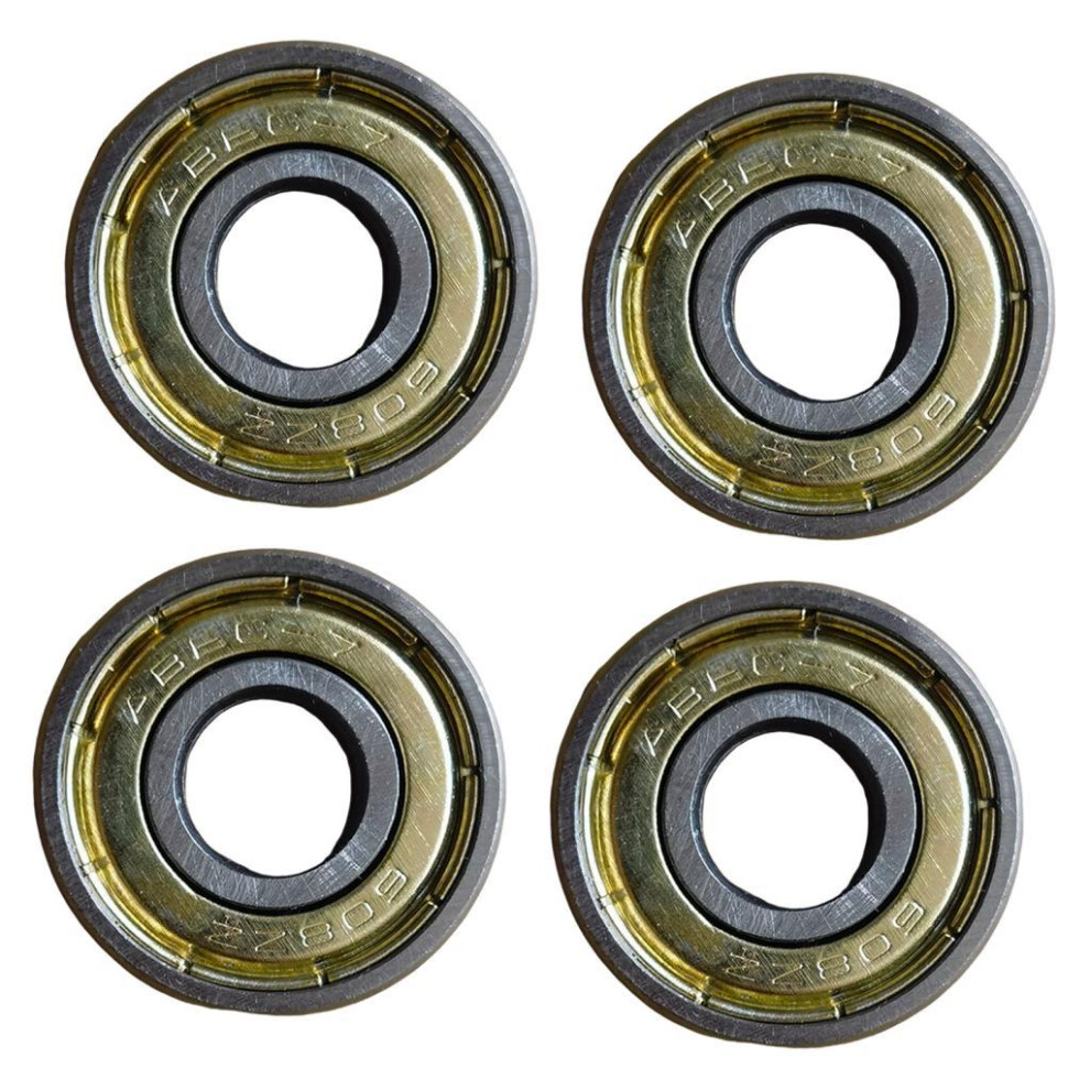 4 Pieces Wheelchair Front Caster Wheel Bearings Shielded for Smoother