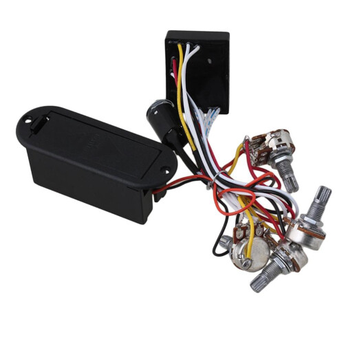 2 Band Active EQ Equalizer Preamp Circuit Pickup for Electric Guitar B 1