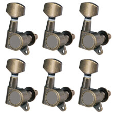 6 Pieces 6R Tuning Pegs Tuners Machine Heads for Acoustic Electric Gui