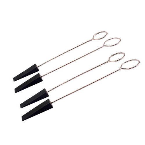 4 Pieces Piano Rubber Tuning Mutes with Handle Piano Tuning Tools
