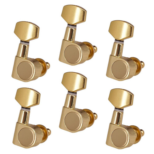 6 Pieces Electric Guitar String Button Tuning Key Tuner Pegs Closed Kn 1