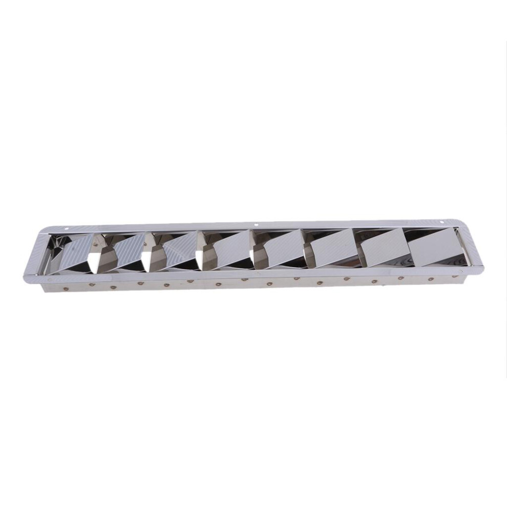 Stainless Steel Marine Boat Louver Air Vent 8 Slots Ventilation 427Mm 6901423160361