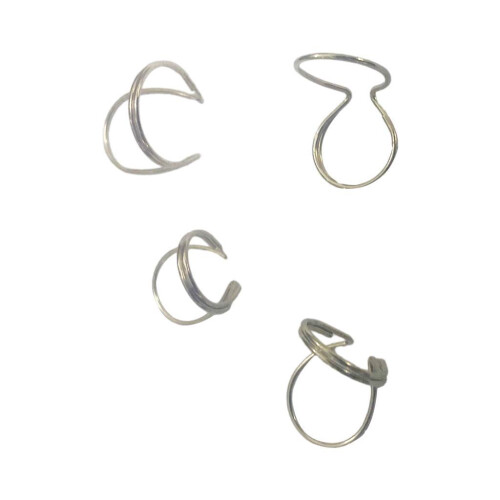 4Pcs Adjustable Metal Thumb Index Finger Guitar Picks Guitar Accessory