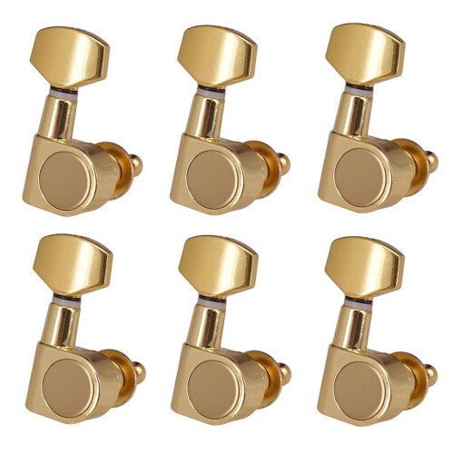 6 Pieces Electric Guitar String Button Tuning Key Tuner Pegs Closed Kn 2