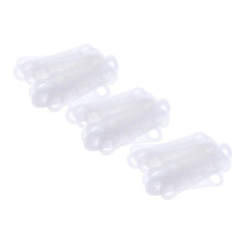 60Pcs Clear Non-Slip Silicone Clothes Hanger Grips Clothing Hanger Str