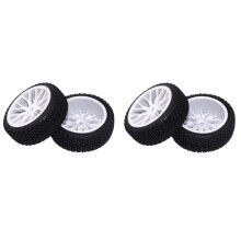 4 Pieces 1/16 Rally Tire Car Tires Tyre Wheel for RC HPI HSP Hobao
