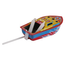 Classic Candle Powered Speed Boat Ship Tin Toys Water Handmade Decorat