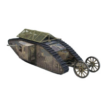 1/35 Tank Model Ornament Paper Model Collectibles for Adults Gifts