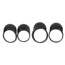 4x Steel Tongue Drum Finger Picks Silicone Knocking Finger Sleeves Han