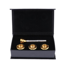 7c 5c 3c 1.5c Mouthpiece for Bb Trumpet Brass Gold Plated Multi-Purpos