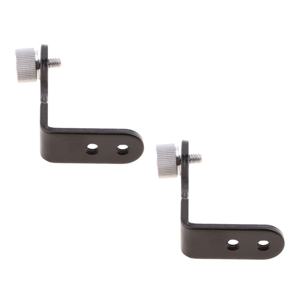 2X Camera Holder Telescope Tripod Adapter Mount Holder L-Shape Fixed B 6901423156159