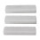 3 Pieces 8 String Mandolin Bone Slotted Nut 3