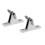 2 Pieces Boat Canopy/Cover Quick Release Pin Deck Mount Bimini Top Fit 2