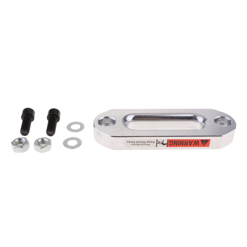 Polished Aluminum Hawse Fairlead For Synthetic Winch Rope Cable Atv Ut 6901423156654