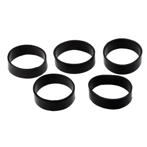 5Pcs Rubber Webbing Fixed Rings for Scuba Diving Weight Belt Backplate