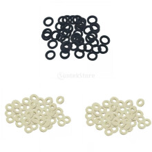 150 x Cornet Trumpet Valve Felt Washers Pad Musical Instrument Black/W