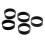5Pcs Rubber Webbing Fixed Rings for Scuba Diving Weight Belt Backplate 2