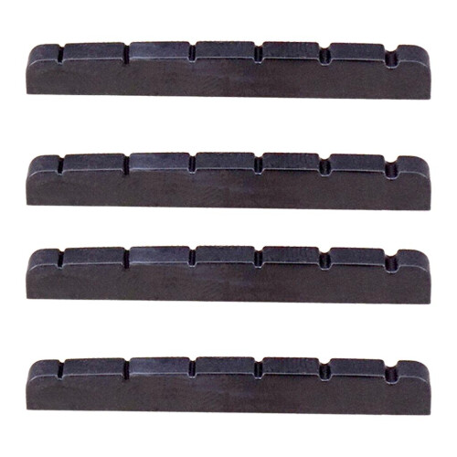 4Pieces 6 String Nut Slotted for Fender ST TL Style Guitar Replacement 2