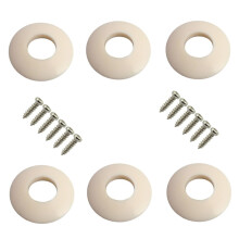 6pcs Plastic Washer Ferrule Gasket for Open Gear Semiclosed Tuning Peg