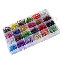 1200pcs Metal Calabash Shape Safety Pins Gourd Pear Shape Small Coille