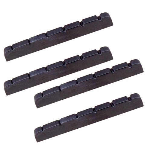 4Pieces 6 String Nut Slotted for Fender ST TL Style Guitar Replacement 1