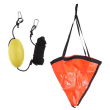 32'' Drift Sock Sea Anchor Drogue with Kayak Tow Rope Line Buoy Ball F