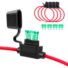 12 AWG Inline Fuse Holder 30Amp Blade Fuse for ATV Boat Motorbikes